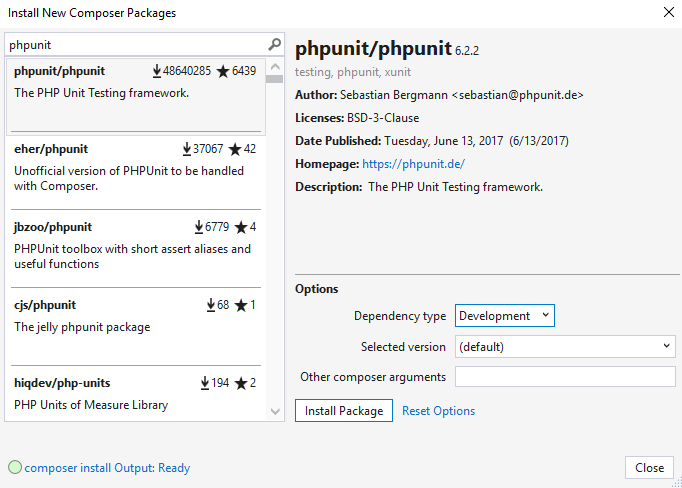phpunit