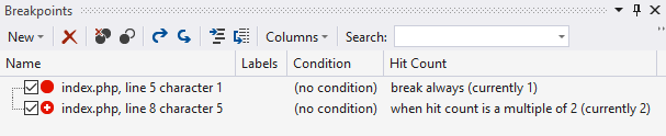 breakpoints-hitcount