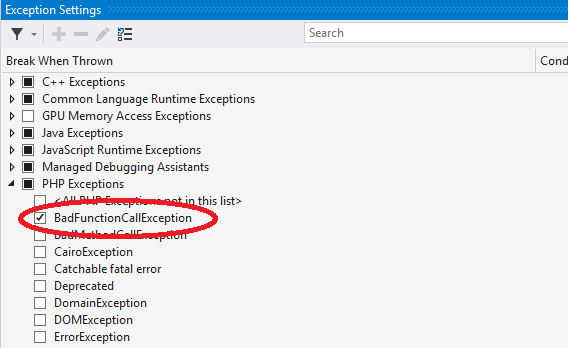 exception
