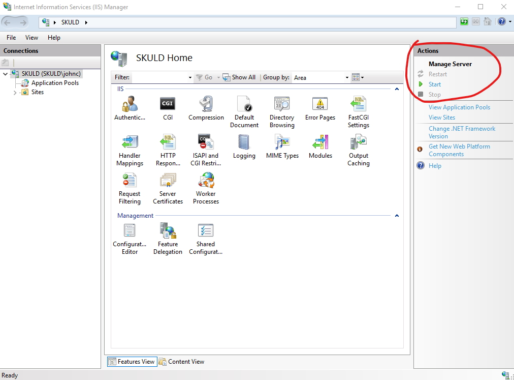 IIS Manager