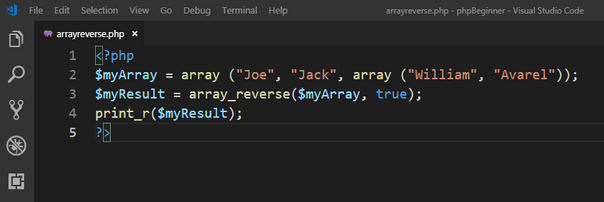arrayreverse