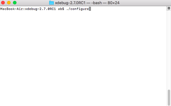 configure