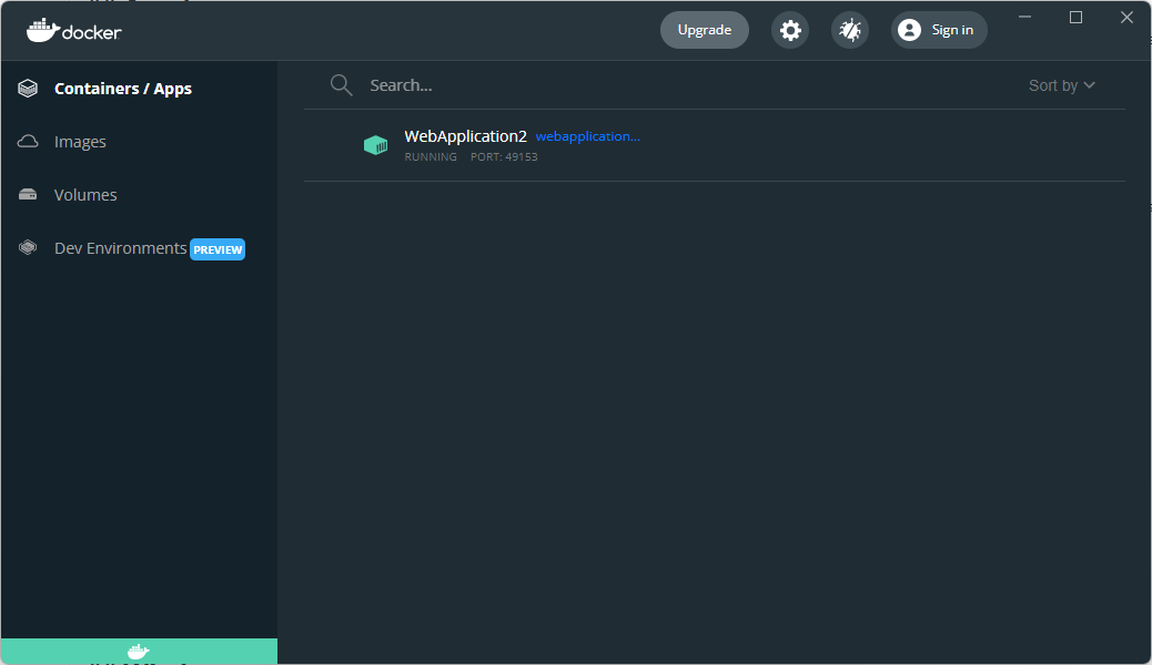 Docker Desktop for Windows