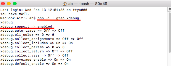grep-xdebug