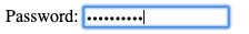 Password Input