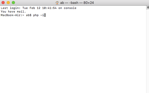 phpinfo