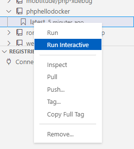 Run Interactive