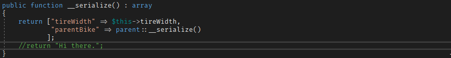 Serialize function
