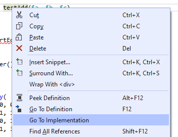 goto implementation