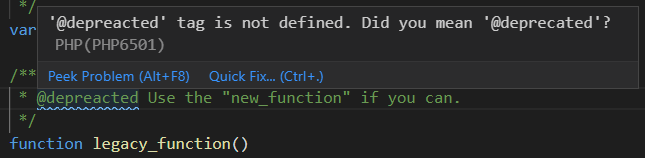 php typo suggestion