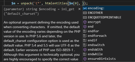 named argument completion