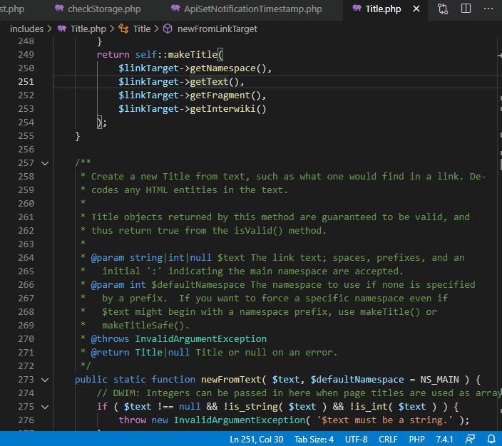 php rename refactoring with preview