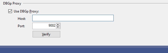 DBGp Proxy Setting