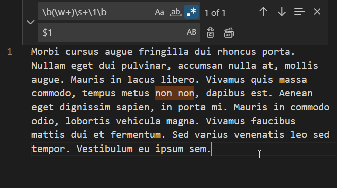 Removing consecutive duplicate words
