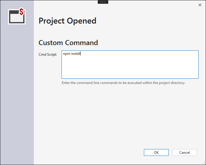 Project Opened event