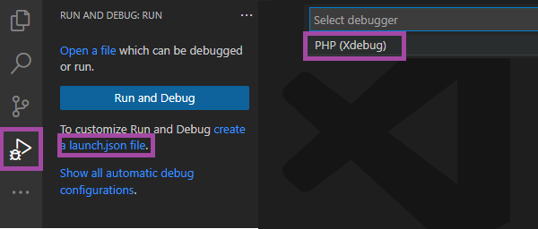 create launch.json