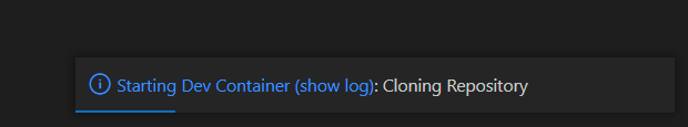 Starting Dev Container