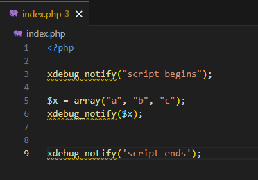 Missing Xdebug stub