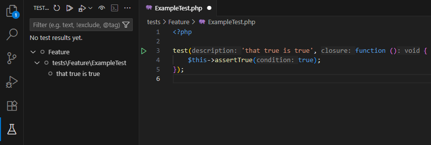 exploring the tests