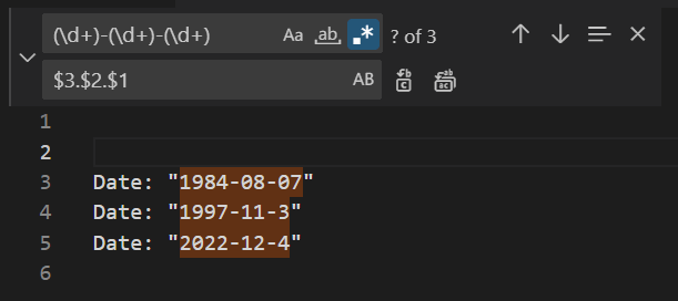 Transform dates