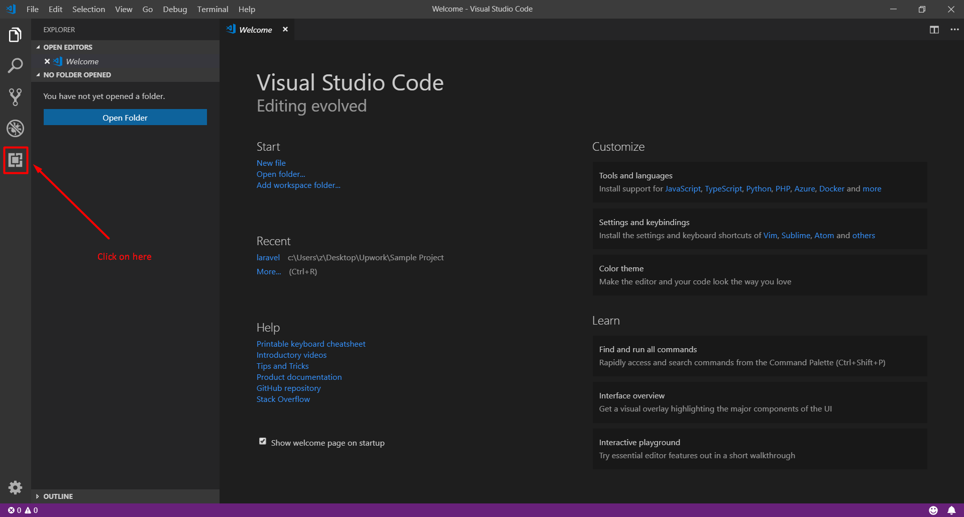 visual studio code extensions in visual studio community