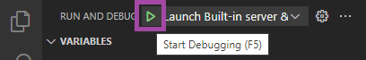 start launch profile