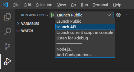 Launch Public and Launch API
