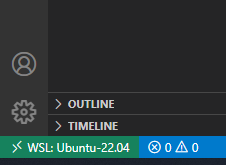 Opened in Ubuntu icon
