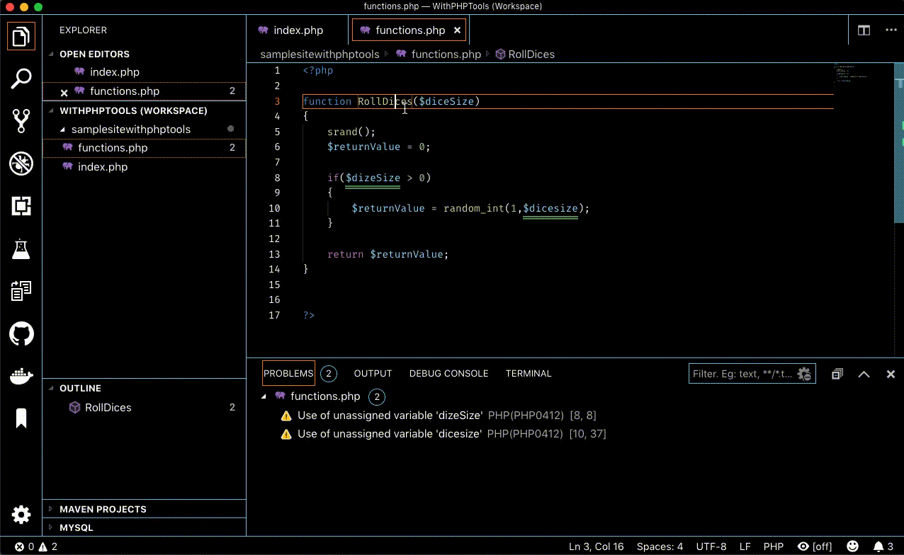 Code Refactor with PHP Tools